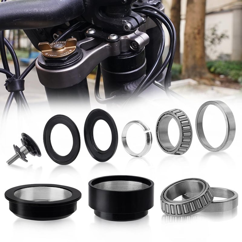 URLWALL Upgraded Roller Fork Bearing Kit for Sur Ron Light Bee X/S Segway X160 X260, Upgraded Pivot Bearing Assembly OEM Motorcycle Headle Bearings Spacer Replacement Set (Headset Fork Bearing Kit) - Image 1